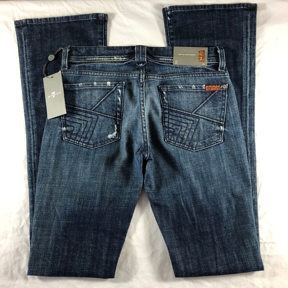 7 for all Mankind RARE Quilt Pocket Rocker SCL 27